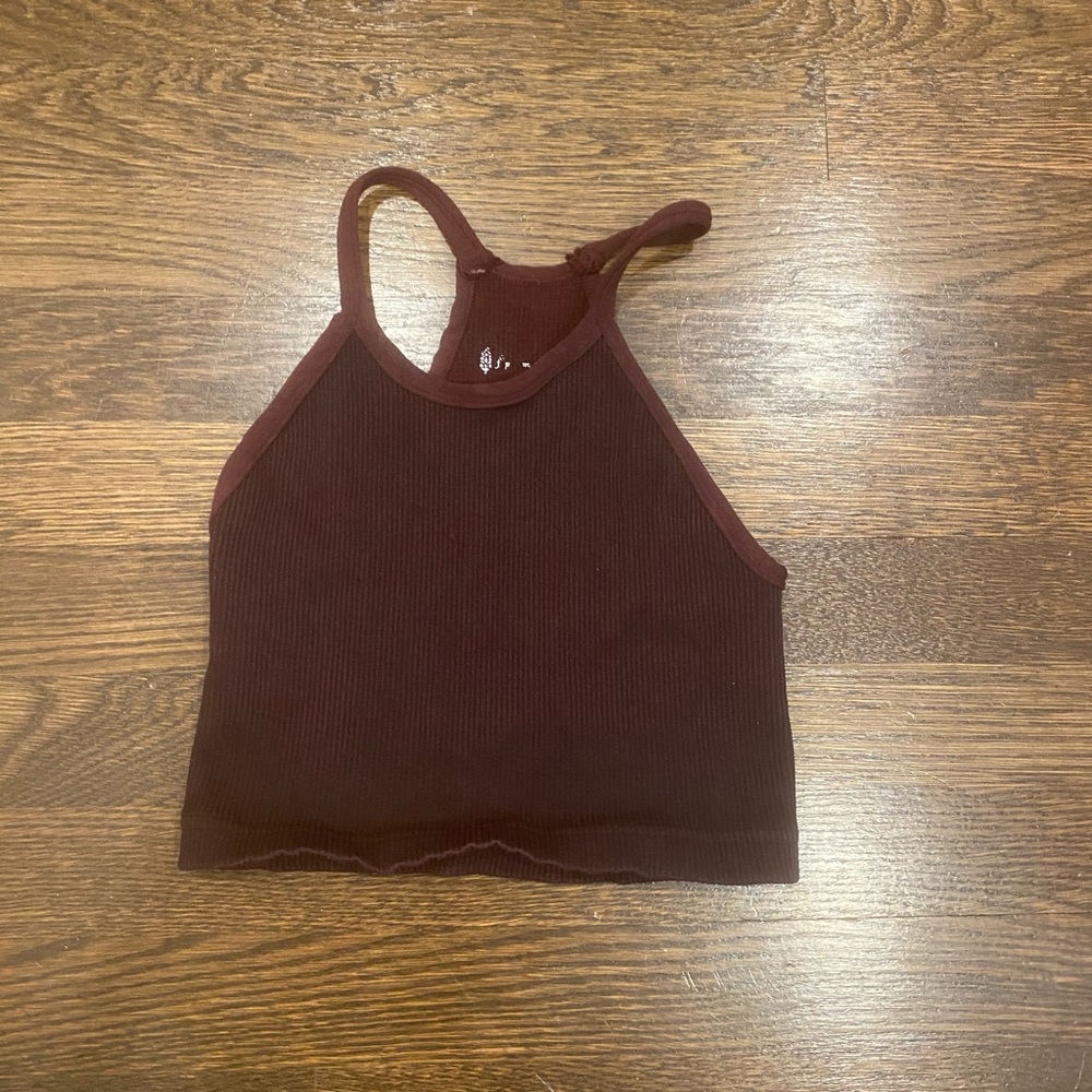 Free People Halter Crop Top